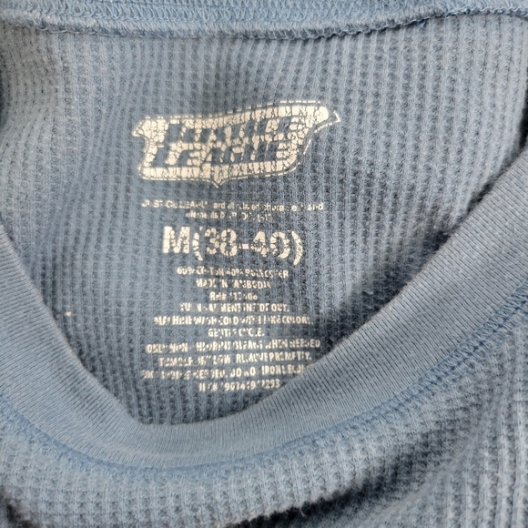 Justice League Mens M Thermal Pullover Shirt Blue - Picture 2 of 9